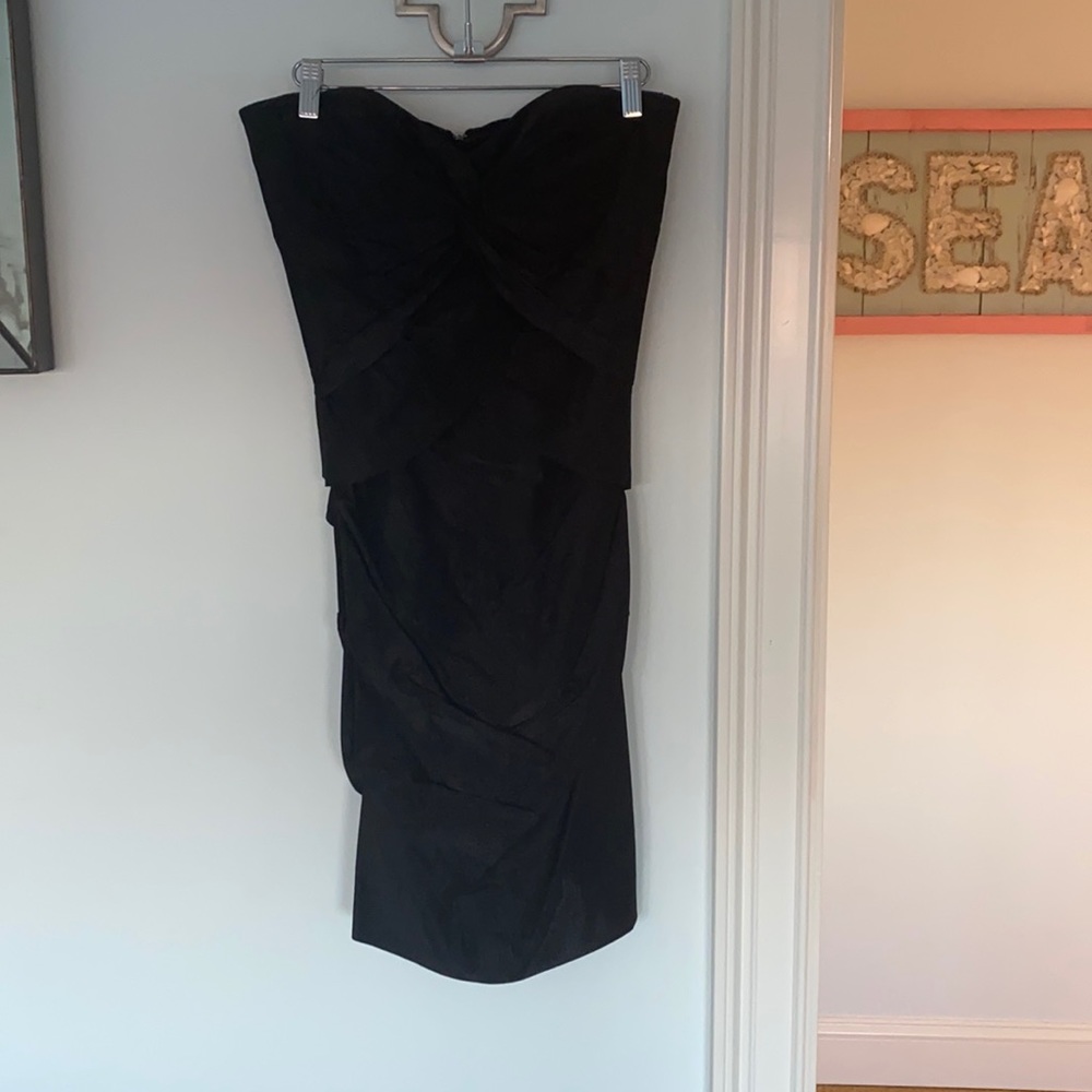 Black Nicole Miller mini dress - size 2